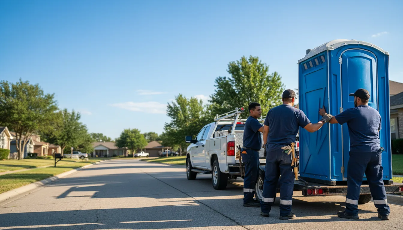 Portable Toilet Rental in Moulton, TX near me